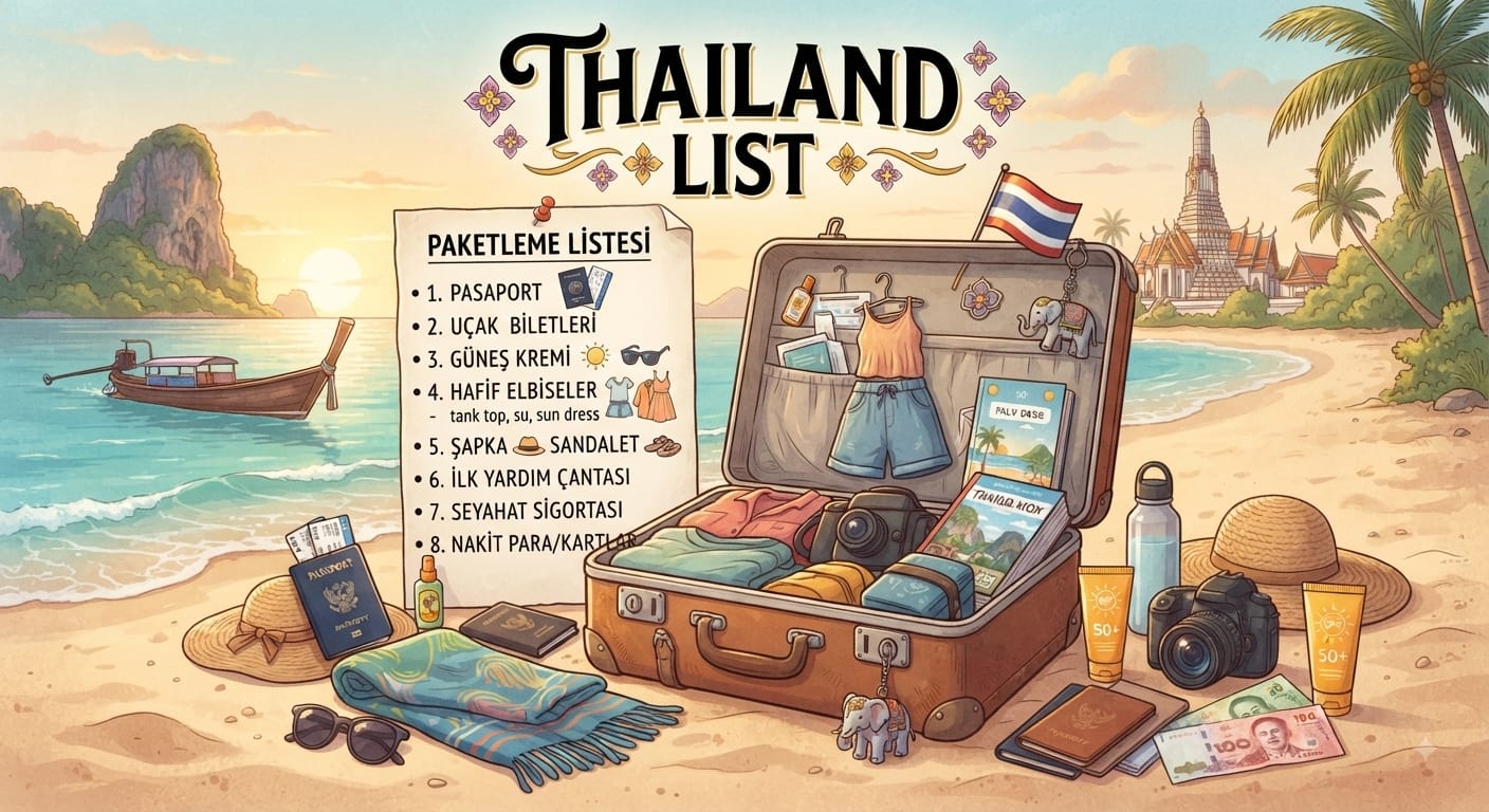 Tayland Hazırlık Listesi